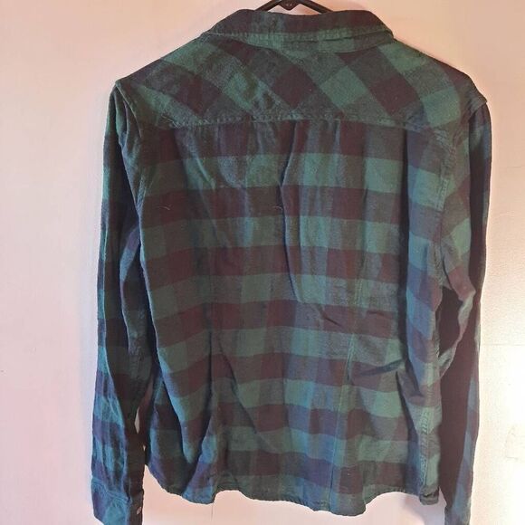 TNA Flannel Cotton Button Up Shirt - Picture 3 of 4